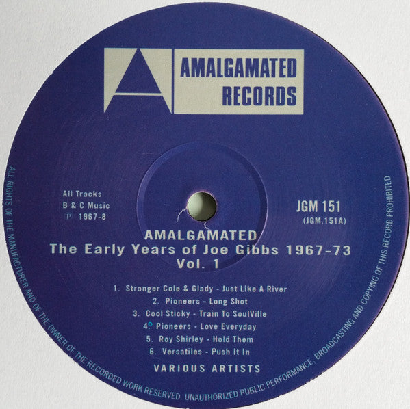 Various : The Early Years Of Joe Gibbs 1967-73 - Vol. 1 (LP, Comp)