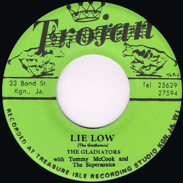 The Gladiators With Tommy McCook & The Supersonics / Tommy McCook & The Supersonics : Lie Low / How Soon (7", Ltd, RM)