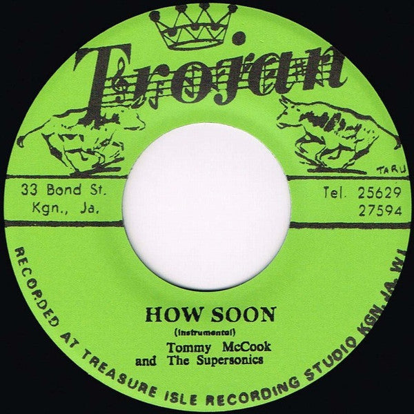 The Gladiators With Tommy McCook & The Supersonics / Tommy McCook & The Supersonics : Lie Low / How Soon (7", Ltd, RM)