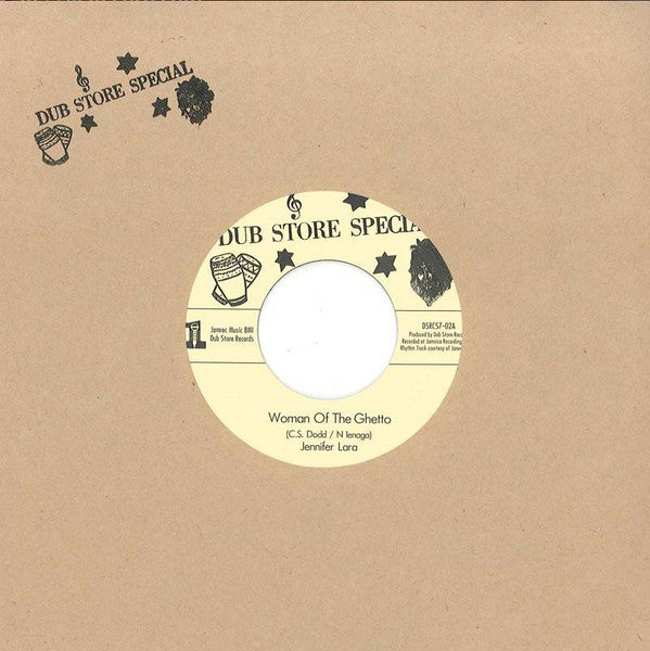 Jennifer Lara / Jackie Mittoo & Sound Dimension : Woman Of The Ghetto / Side Walk Doctor Version (7", RP)