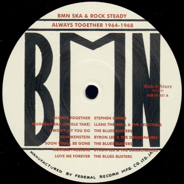 Various : BMN Ska & Rock Steady Always Together 1964-1968 (LP, Comp)