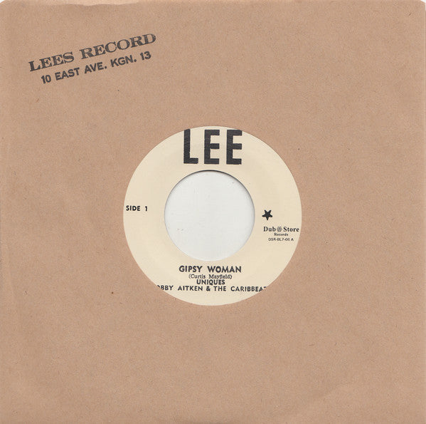 The Uniques, Bobby Aitken & The Carib Beats : Gipsy Woman / Never Let Me Go (7", Single, RE)