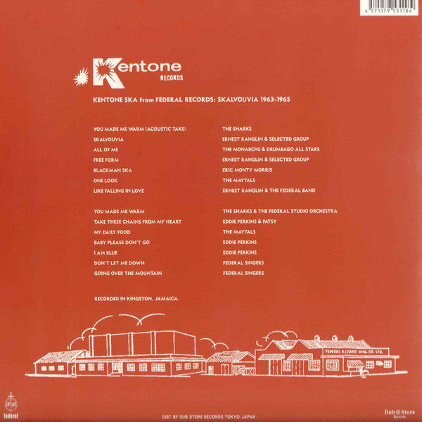 Various : Kentone Ska from Federal Records: Skalvouvia 1963-1965 (LP, Comp)