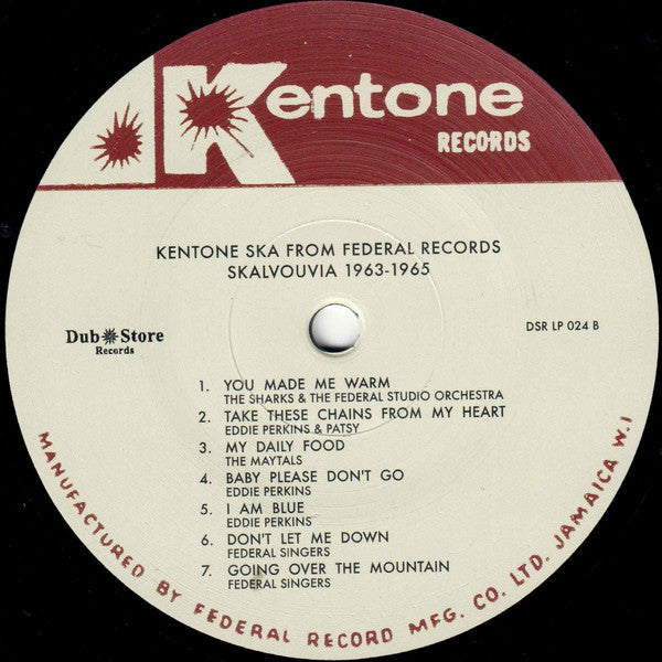 Various : Kentone Ska from Federal Records: Skalvouvia 1963-1965 (LP, Comp)