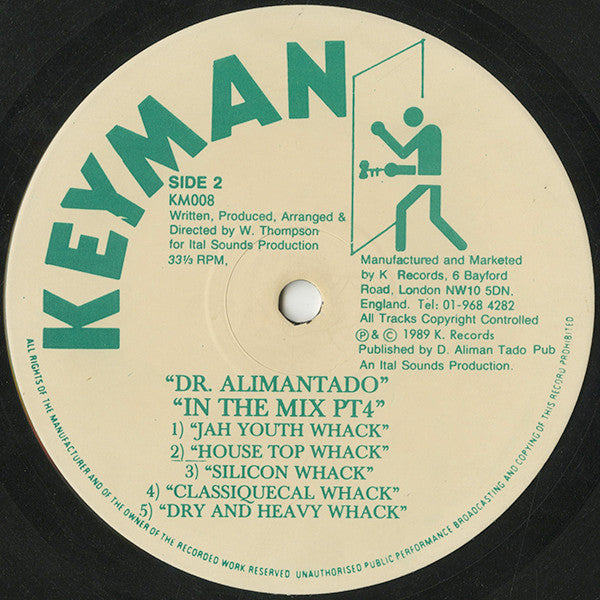 Dr. Alimantado : In The Mix Part 4 (LP, Album)