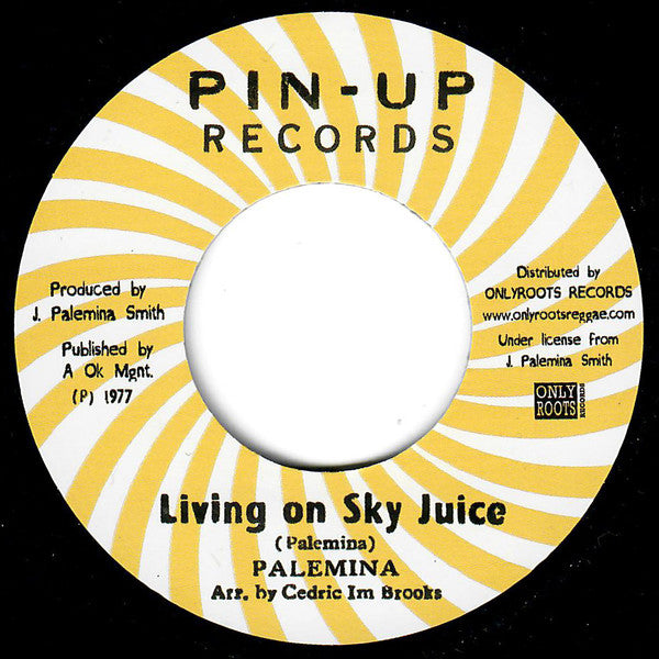 Palemina : Living On Sky Juice (7", Single, RE)