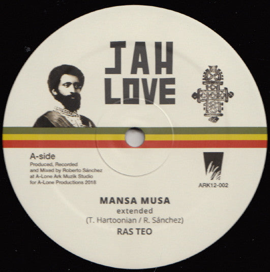 Ras Teo, Lone Ark Riddim Force : Mansa Musa (extended) / Bad Friday (extended) (12")