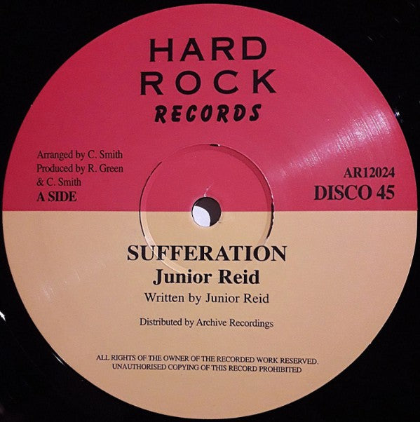 Junior Reid : Sufferation (12", RE)