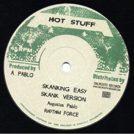 Dillinger / Augustus Pablo : Down Town Rock / Havendale Rock / Skanking Easy (10")