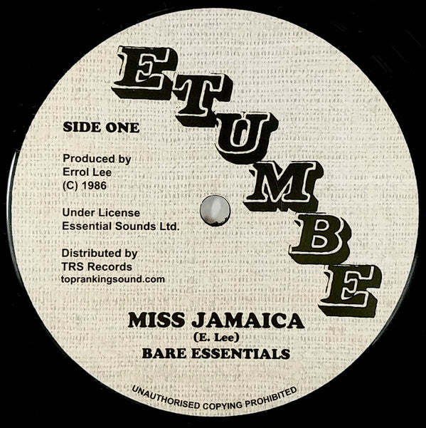 Bare Essentials : Miss Jamaica / Different Size (12")