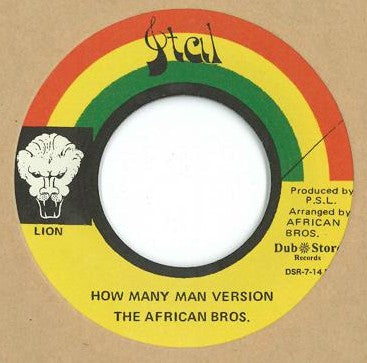 African Brothers (2) : How Many Men (7", RE)