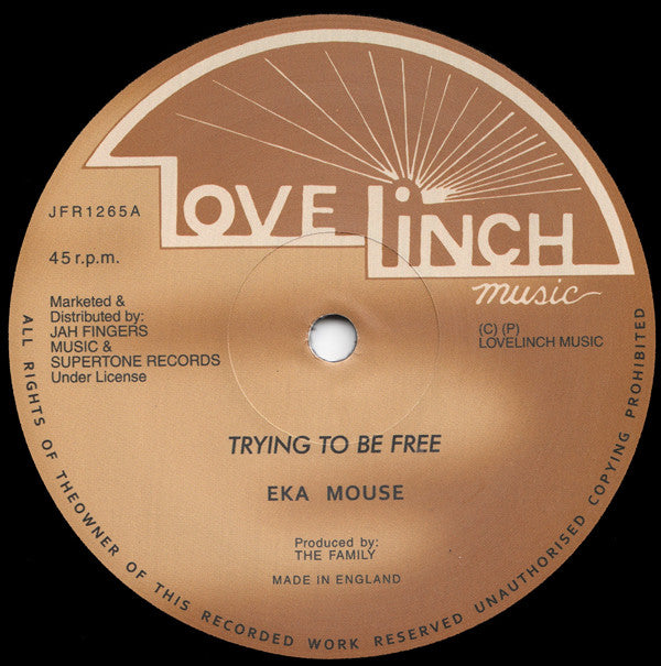 Eka Mouse* : Trying To Be Free / No Wicked (12", RE)