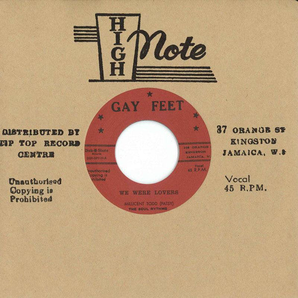 Patsy Todd, The Soul Rhythms : We Were Lovers / Give Me A Chance (7", Single, RE)