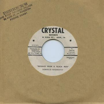 Derrick Harriott / The Chosen Few : Message From A Black Man / Going Back Home (7", Single, RE, RP)