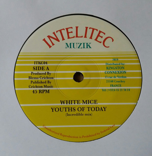 White Mice (2) : Youths Of Today (7")