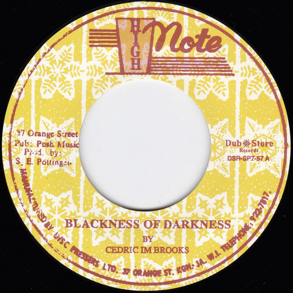 Cedric Im Brooks* : Blackness Of Darkness / Africa Calling (7")