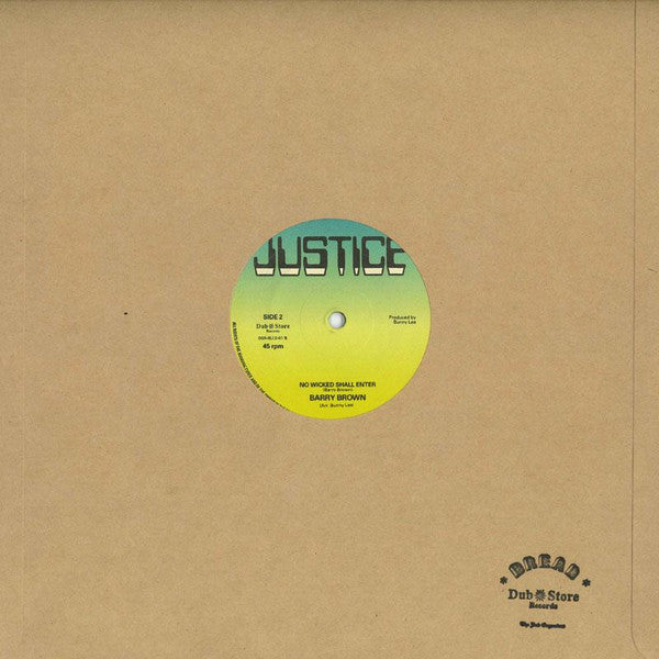 Barry Brown : Big Big Politician / No Wicked Shall Enter (12", Single, RE)