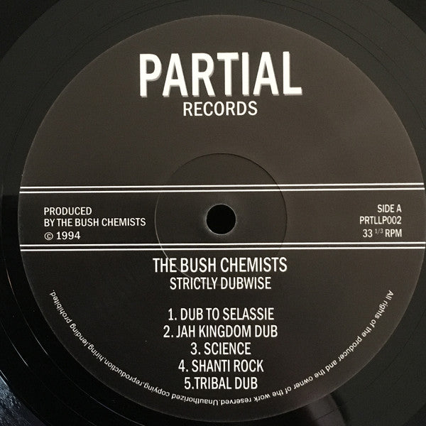 The Bush Chemists : Strictly Dubwise (LP, Album, RE)