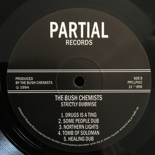 The Bush Chemists : Strictly Dubwise (LP, Album, RE)