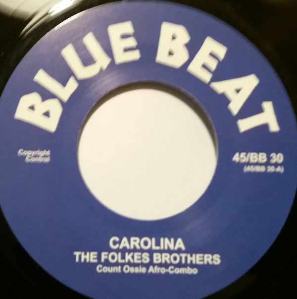 Folkes Brothers, Count Ossie Afro-Combo : Carolina (7", RE)