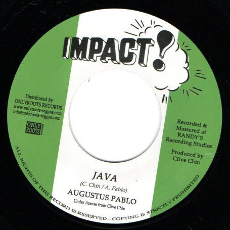 Augustus Pablo, Impact All Stars : Java (7", Single, RE)