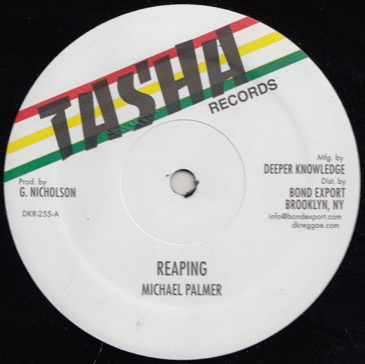 Michael Palmer / Frankie Jones (2) : Reaping / Acting So Strange (12")