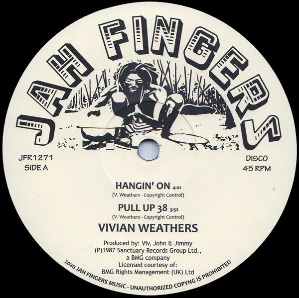 Vivian Weathers : Hangin' On / What Is Man   (12", RE)