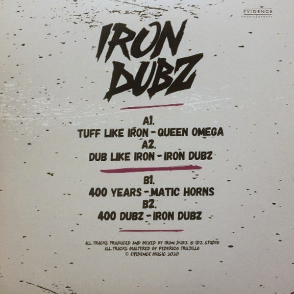 Iron Dubz, Queen Omega, Matic Horns : Tuff Like Iron Maxi (12", Maxi)