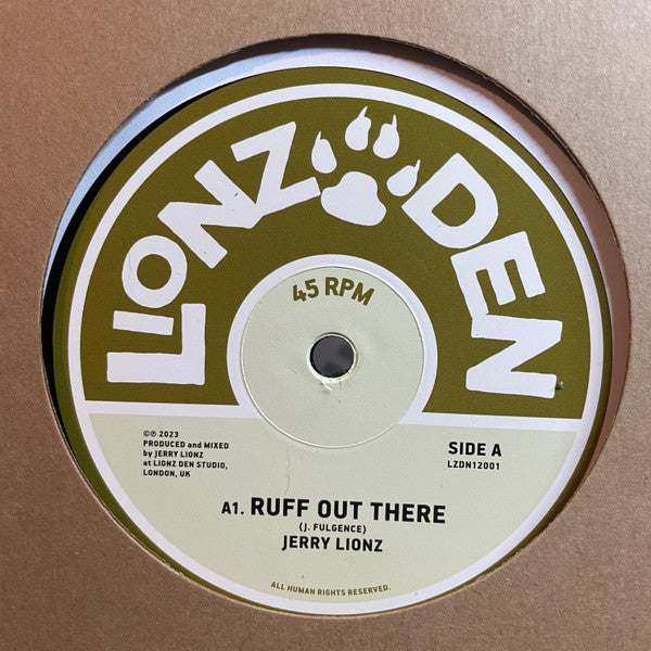 Jerry Lions : Ruff Out There (12", Maxi)