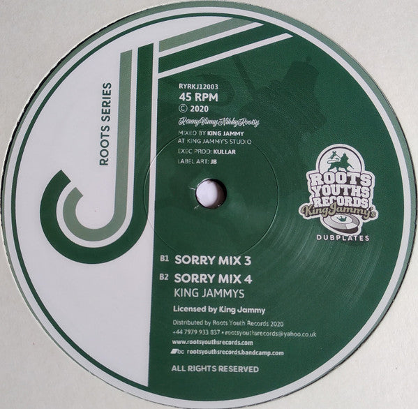Black Uhuru : Sorry For The Man (12")