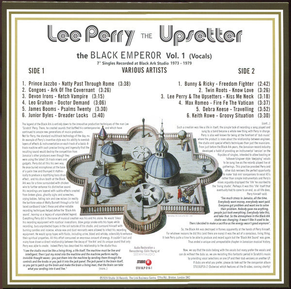 Various : Lee Perry The Black Emperor Vol.1 (Vocals) (LP, Album, Comp)