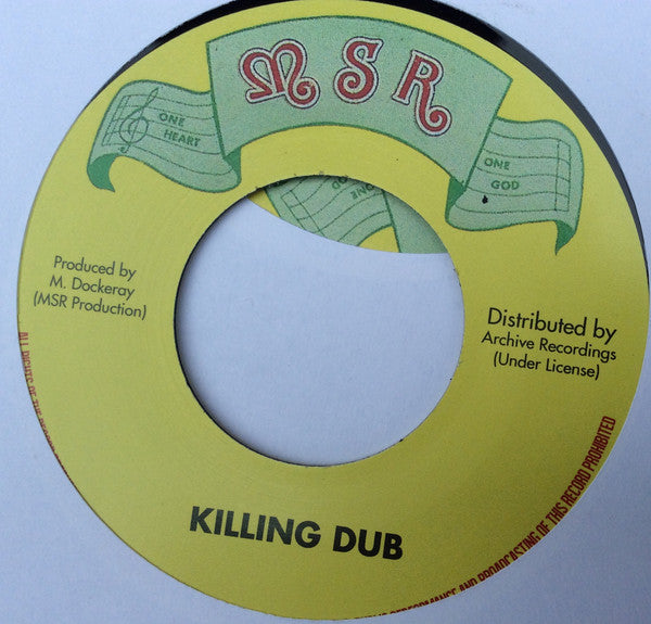 Ras Elroy : Stop The Killing (7", RE)