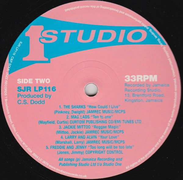 Various : Studio One Lovers (2xLP, Comp, RE)