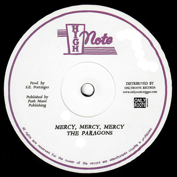 The Paragons, Jah Stone, Tommy McCook & The Supersonics / The Paragons : Riding High / Mercy, Mercy, Mercy (12", RE)