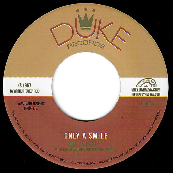 The Soul Lads / The Paragons : I'm Yours Forever / Only A Smile (7")