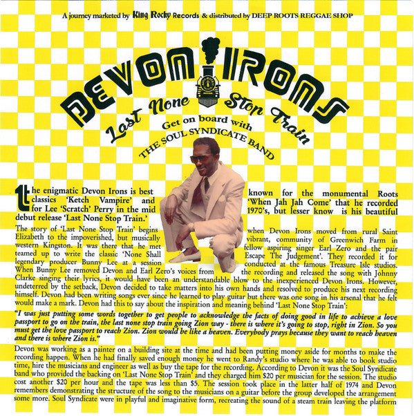 Devon Irons : Last None Stop Train (7", Ltd, RE)