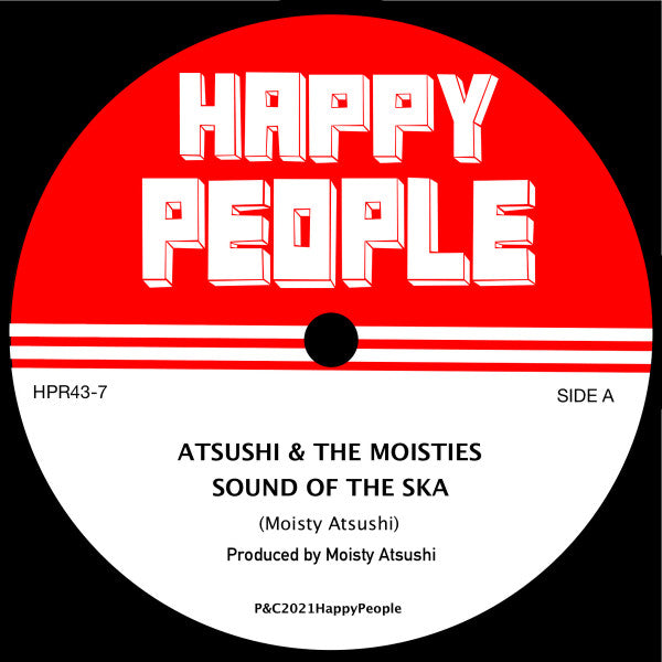 Atsushi And The Moisties : The Sound Of Ska  (7", Single, Ltd, Num)