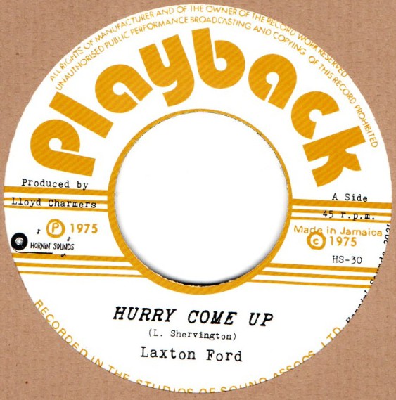 Laxton Ford : Hurry Come Up (7", Ltd, RE)