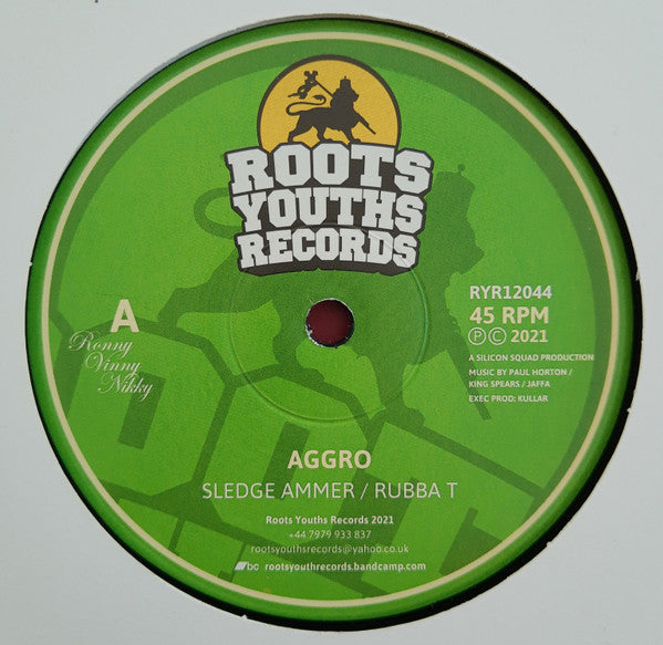 Sledgehammer (12) / Rubba T : Aggro (12", Ltd, RE)