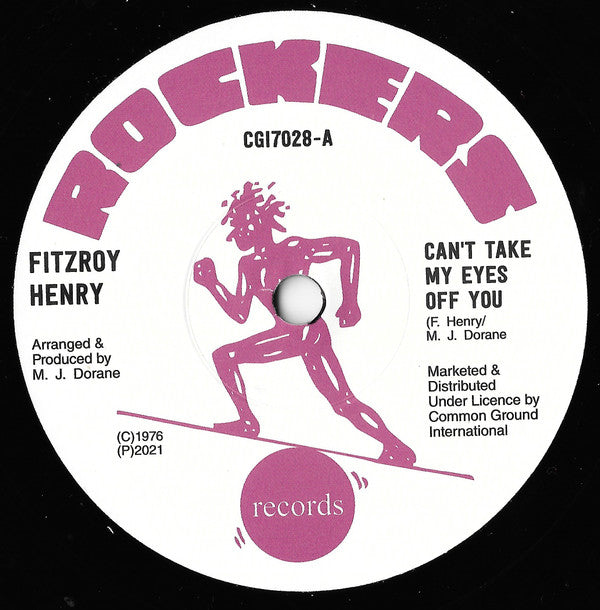 Fitzroy Henry : Can't Take My Eyes Off You (7", RE)