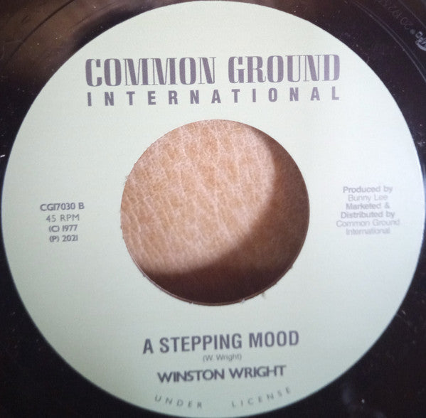 Frankie Jones (2), Winston Wright : Time Is The Master / A Stepping Mood (7")