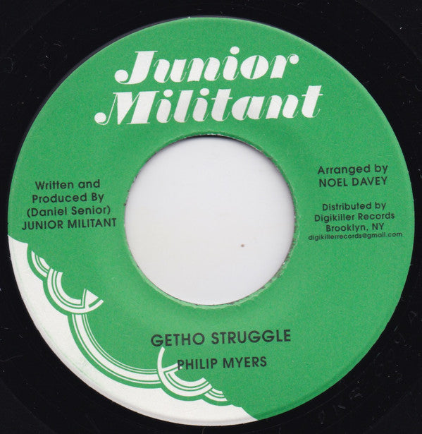 Philip Myers (2) : Getho Struggle (7", RP)