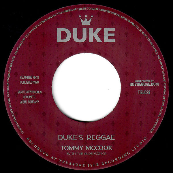 Alton Ellis / Tommy McCook : You Made Me So Happy / Duke's Reggae (7")