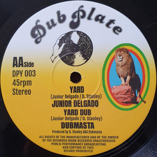 Junior Delgado : Don’t Trouble Trouble / Yard (12", Ltd)