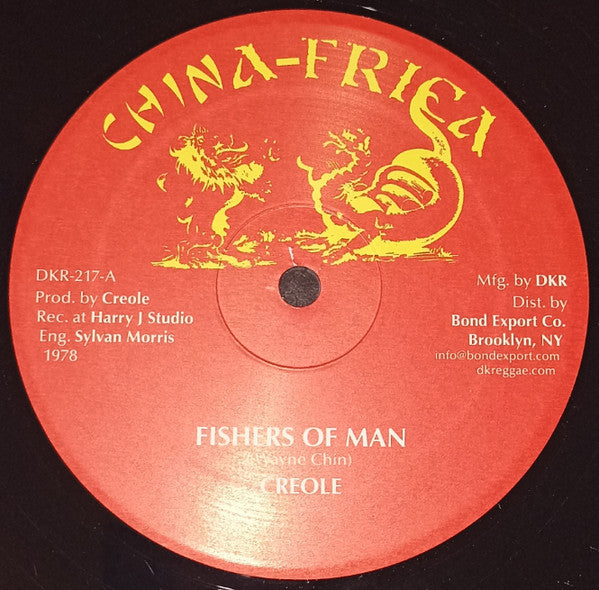 Creole : Fishers Of Man / Walls Of Jericho (12", Maxi)