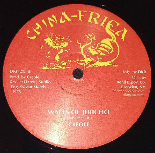 Creole : Fishers Of Man / Walls Of Jericho (12", Maxi)