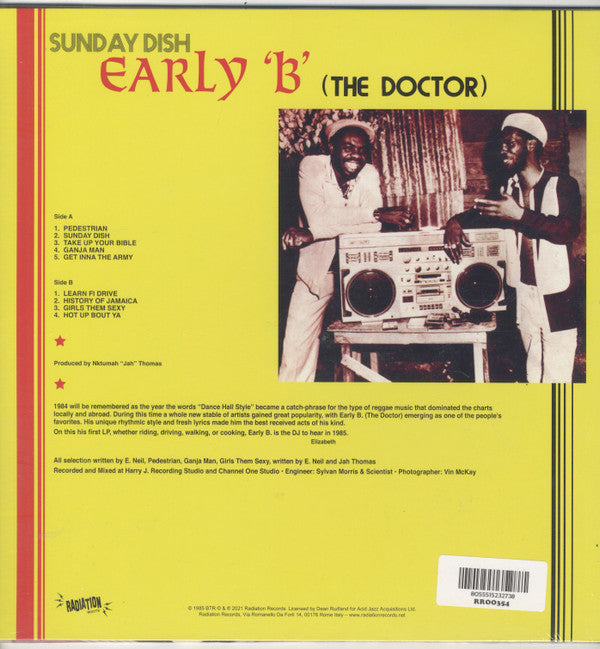 Early "B" (The Doctor)* : Sunday Dish (LP, Album)