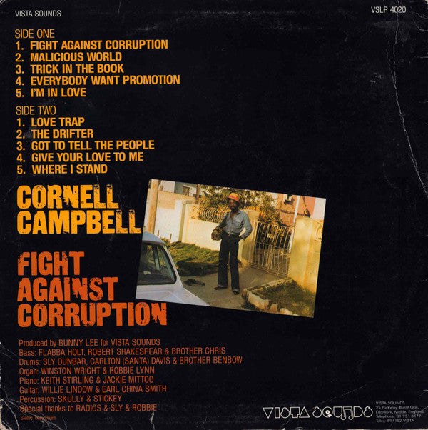 Cornell Campbell : Fight Against Corruption (LP, Album)