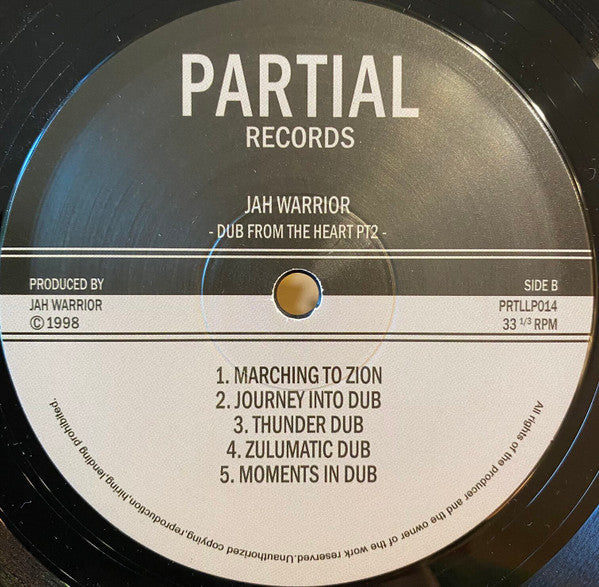 Jah Warrior : Dub From The Heart Part 2 (LP, RE)