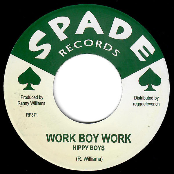 Max Romeo / The Hippy Boys : Wood Under Cellar / Work Boy Work (7", Single, RE)